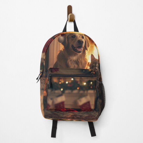 Item preview, "Santa Paws Trio – Festive Pets in Holiday Spirit" designed and sold by NaomiRut.