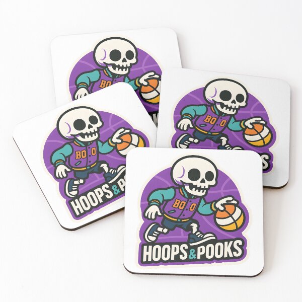 Item preview, Hoops & Pooks — Skeleton Basketball Player designed and sold by Cheerioza.