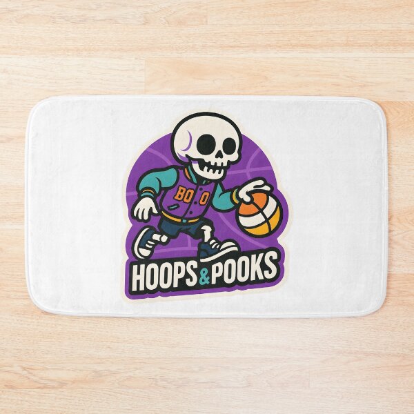 Item preview, Hoops & Pooks — Skeleton Basketball Player designed and sold by Cheerioza.