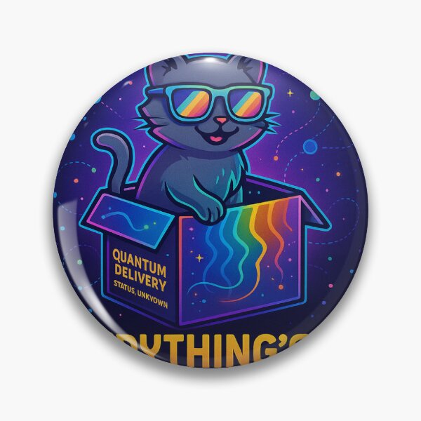 Item preview, Schrödinger’s Party – Funny Physics Cat Design | Quantum Mechanics Humor designed and sold by EngineeringNerd.