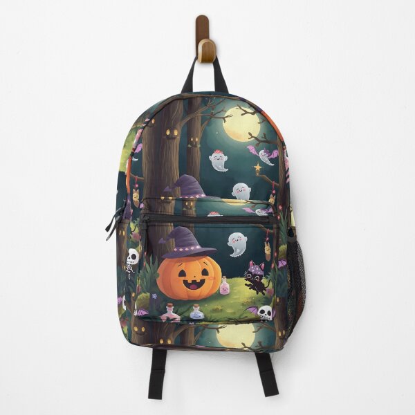Item preview, Moonlit Enchanted Grove Sticker Pack - Smiling Pumpkin, Kawaii Skele-Bat, and Magic Potion Decals designed and sold by MoonlitDoodles1.