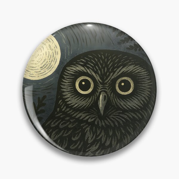 Item preview, Ruru (Morepork) Moon Night designed and sold by MvuuStudio.
