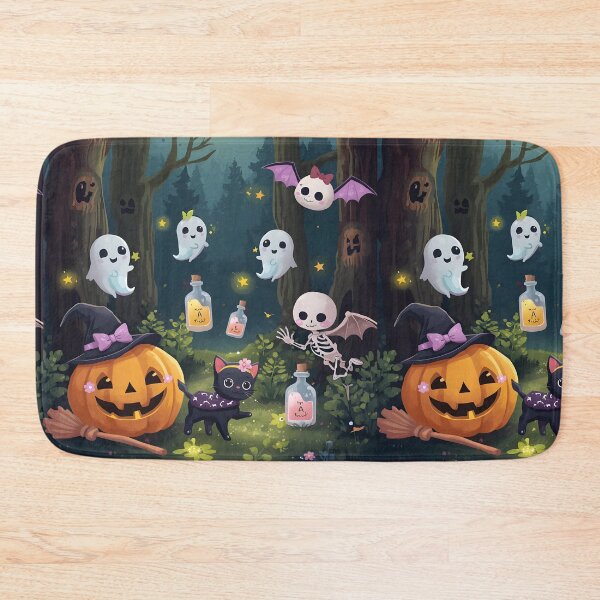 Item preview, Twilight Enchanted Forest Sticker Pack - Cute Witch Pumpkin, Kawaii Skele-Bat, and Magic Potion Decals designed and sold by MoonlitDoodles1.