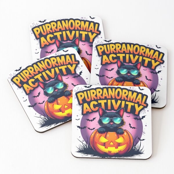 Item preview, Purranormal Activity – Vintage Black Cat Halloween T-Shirt designed and sold by relso.