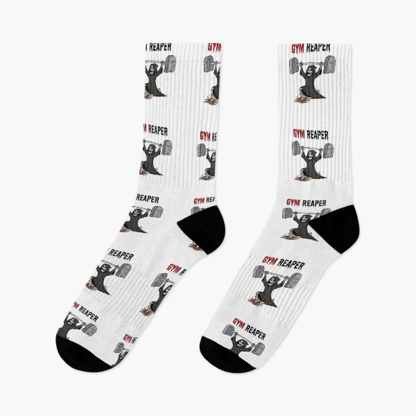 Item preview, Gym Reaper Lifting Weights - Funny Design designed and sold by NateSells.