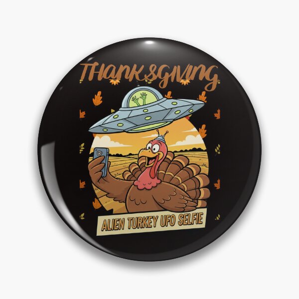 Item preview, Alien Turkey UFO Selfie designed and sold by MA project.