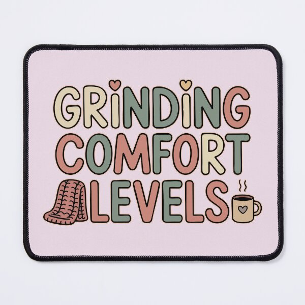 Item preview, Grinding Comfort Levels – Cozy Gamer Aesthetic designed and sold by DeesDeesigns.