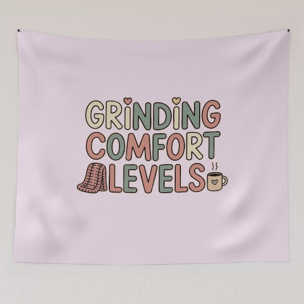 Item preview, Grinding Comfort Levels – Cozy Gamer Aesthetic designed and sold by DeesDeesigns.