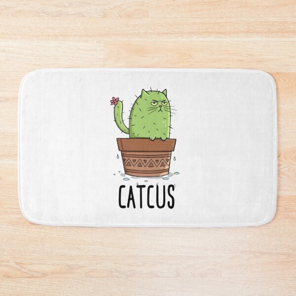 Item preview, CATCUS Funny Grumpy Cactus Cat Pun - Prickly Feline Humor Art designed and sold by InfiniteOrbit.