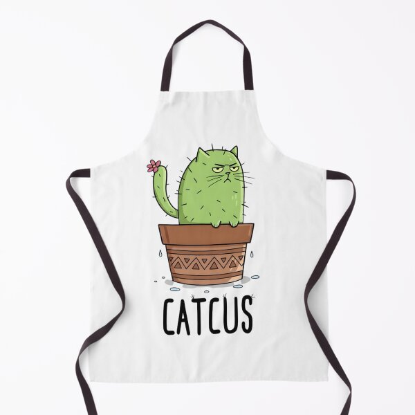 Item preview, CATCUS Funny Grumpy Cactus Cat Pun - Prickly Feline Humor Art designed and sold by InfiniteOrbit.