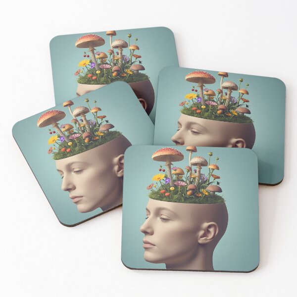 Item preview, Mind in Bloom Surreal Illustration designed and sold by TigerGrey.