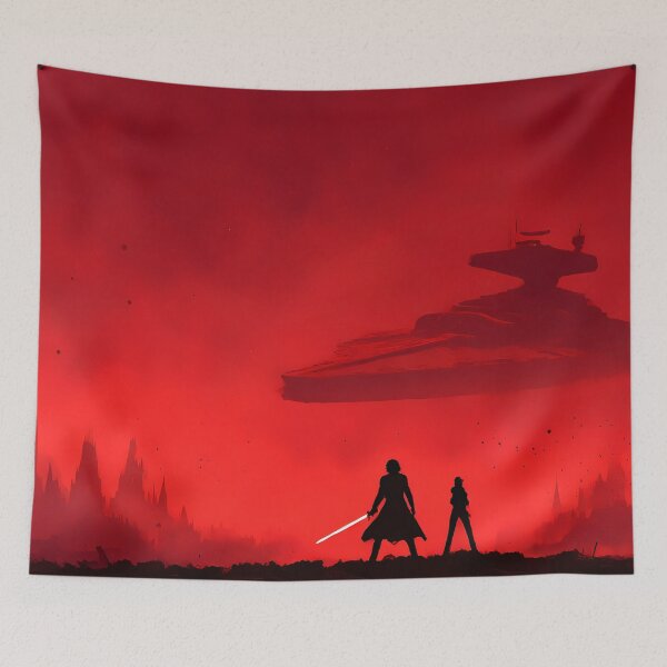 Item preview, Red Epic Interstellar Journeys Grand Adventures Await Space designed and sold by ART ATTACK ZONE.