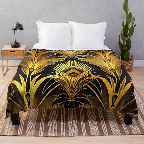 Item preview, Art Deco Vintage Golden Glamour Elegant Ombre Pattern designed and sold by DEC02.