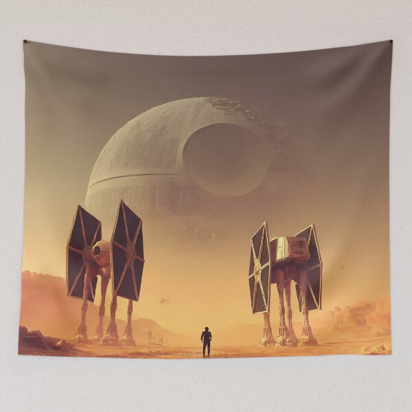 Item preview, Surreal Epic Interstellar Journeys Grand Adventures Await Space designed and sold by ART ATTACK ZONE.