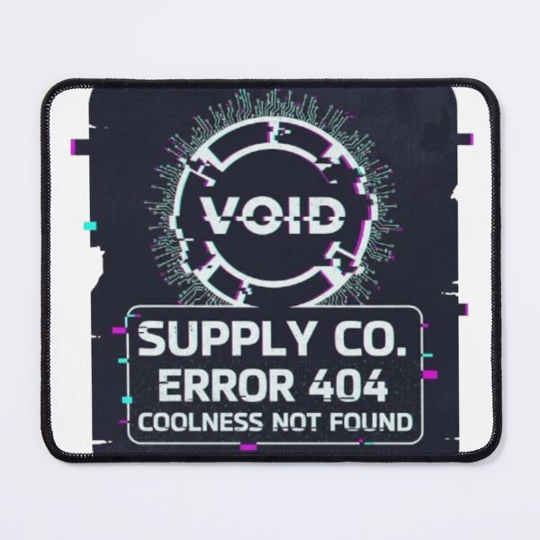 Item preview, VOID Supply Co. Glitch Punk - Error 404 Coolness Streetwear Design designed and sold by zdzdesigner.