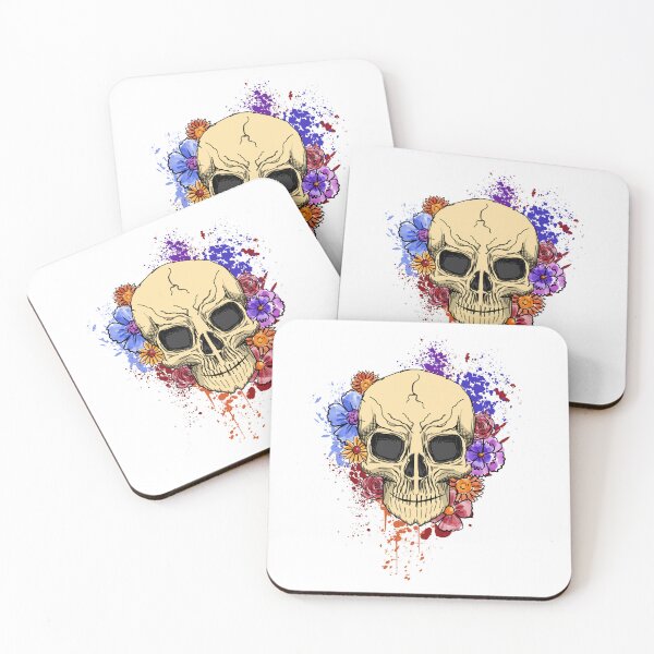 Item preview, Floral Skull Fusion designed and sold by Way-Of-Art.