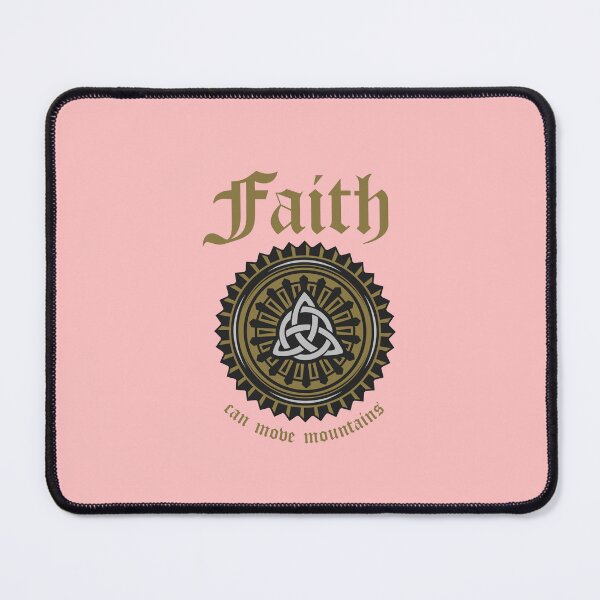 Item preview, Faith Can Move Mountains – Inspirational Religious Typography Design designed and sold by BongoGraph.