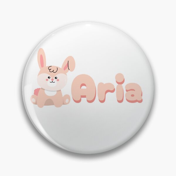 Item preview, Aira (Bunny) Name Sticker designed and sold by pikes84.