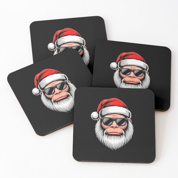 Item preview, Bigfoot Face Sunglasses Santa Christmas Funny Xmas Sasquatch designed and sold by FerminVigo.