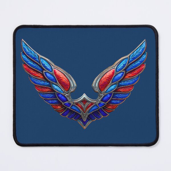 Item preview, Crimson and Blue Metallic Wing Emblem designed and sold by bAIryBarn.