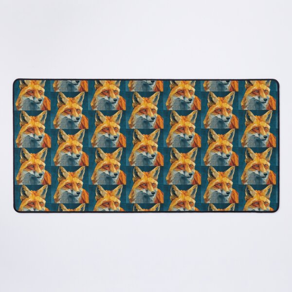 Item preview, Geometric pieced fox designed and sold by MendaciousMina.