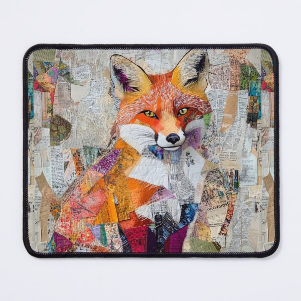 Item preview, Mixed media fox designed and sold by MendaciousMina.