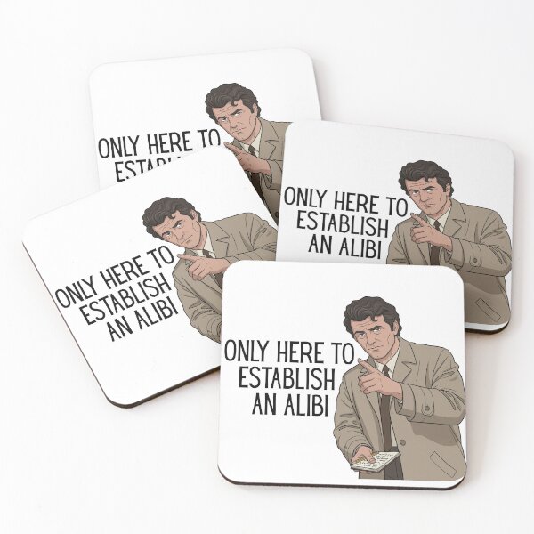 Item preview, I'm only here to establish an alibi designed and sold by Cut & Paste Productions.