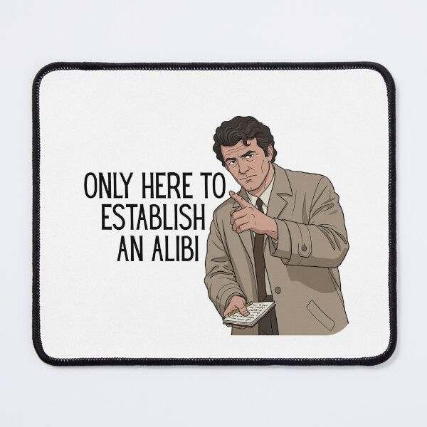 Item preview, I'm only here to establish an alibi designed and sold by Cut & Paste Productions.