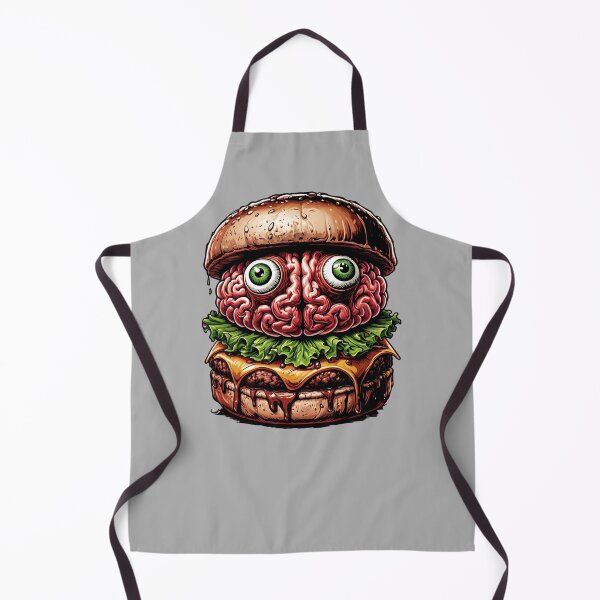 Item preview, Zombie Burger - Zombie Brain Burger With Eyes designed and sold by NightTimeJ.