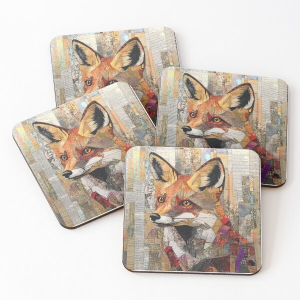 Item preview, Mixed media fox designed and sold by MendaciousMina.