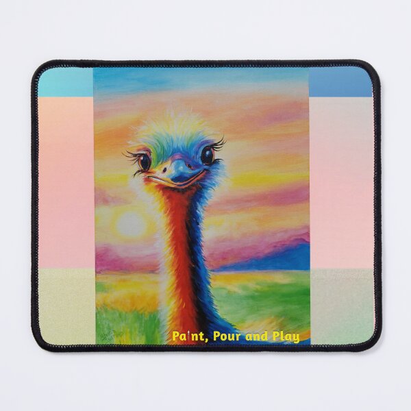 Item preview, Rise Above – Origin Ostrich Art MP (Tricolor Edition) designed and sold by PaintPourPlay.