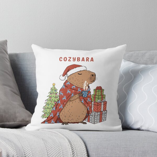 Item preview, Christmas Capybara designed and sold by Krasnovaovaova.