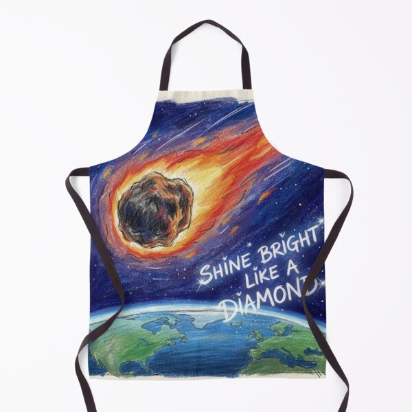 Item preview, Shine Bright Like a Diamond Celestial Meteor Art Print designed and sold by SuperPlopsArt.