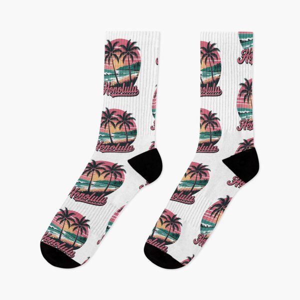Item preview, Honolulu Sunset - Retro Tropical Beach Vibes designed and sold by xKaPie.