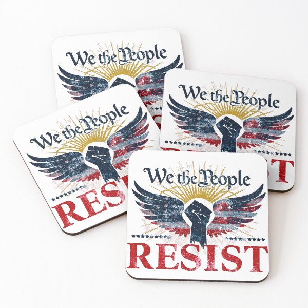 Item preview, We The People Resist – Patriotic Freedom & Protest Design designed and sold by Teetreasure2.