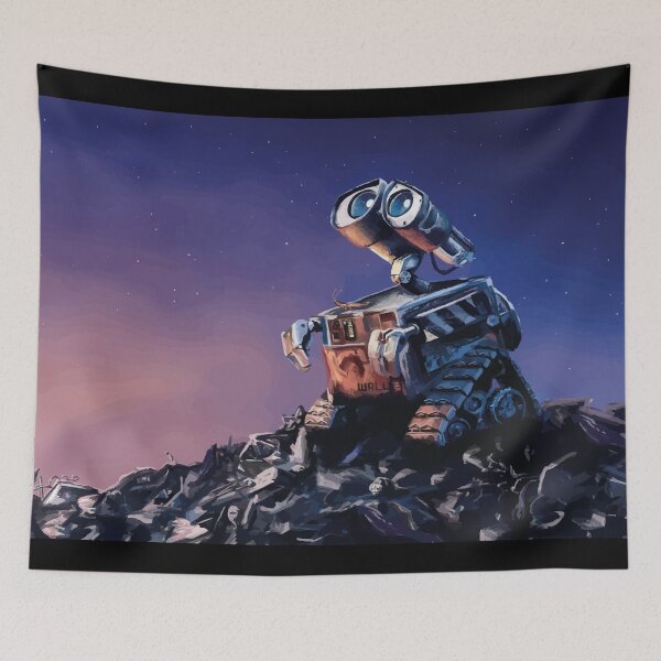 Item preview, Wall E & Eve - Love story - Robots Lover designed and sold by CalroStudiio.