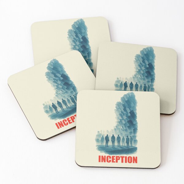Item preview,  Inception Dream Collapse Minimalist Watercolor Art – Surreal Sci Fi Movie Design designed and sold by stillnoir.