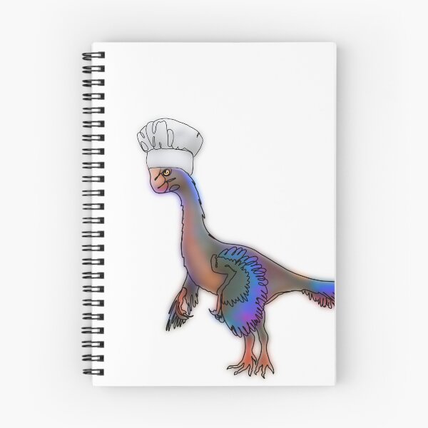 Item preview, Gigantoraptor Dinosaur Wearing a Chef Hat – animalzinhats designed and sold by Ashley’sAnimalz.