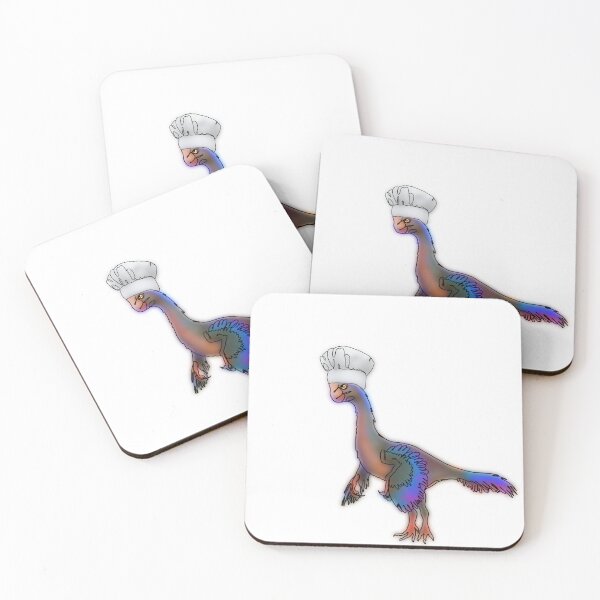 Item preview, Gigantoraptor Dinosaur Wearing a Chef Hat – animalzinhats designed and sold by Ashley’sAnimalz.