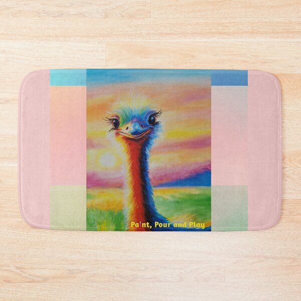 Item preview, Rise Above - Original Ostrich Art BM (Tricolor Edition) designed and sold by PaintPourPlay.