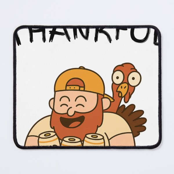 Item preview, Funny Thanksgiving Art - Thankful for BUD, Not Just the Bird designed and sold by LavIsInTheAir.