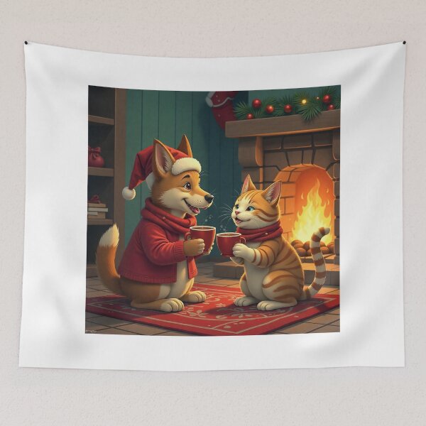 Item preview, Pawsitive Christmas Vibes designed and sold by PetJoyPrintsCO.
