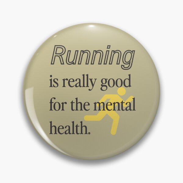 Item preview, Running is really good for the mental health.  designed and sold by by chynna.