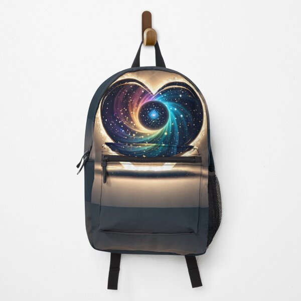 Item preview, Glowing Heart Shaped Galaxy Portal designed and sold by SassyArtistry.