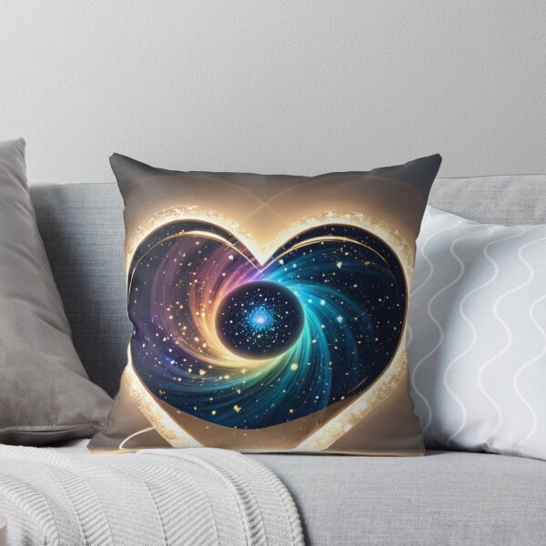 Item preview, Glowing Heart Shaped Galaxy Portal designed and sold by SassyArtistry.