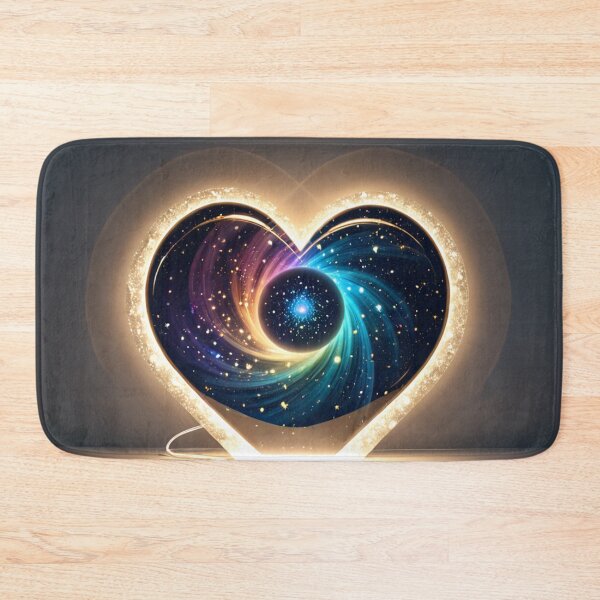 Item preview, Glowing Heart Shaped Galaxy Portal designed and sold by SassyArtistry.
