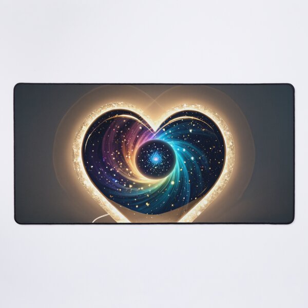 Item preview, Glowing Heart Shaped Galaxy Portal designed and sold by SassyArtistry.