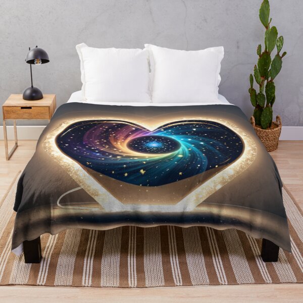 Item preview, Glowing Heart Shaped Galaxy Portal designed and sold by SassyArtistry.