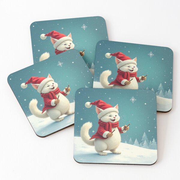 Item preview, Purrs & Snow Kisses designed and sold by PetJoyPrintsCO.
