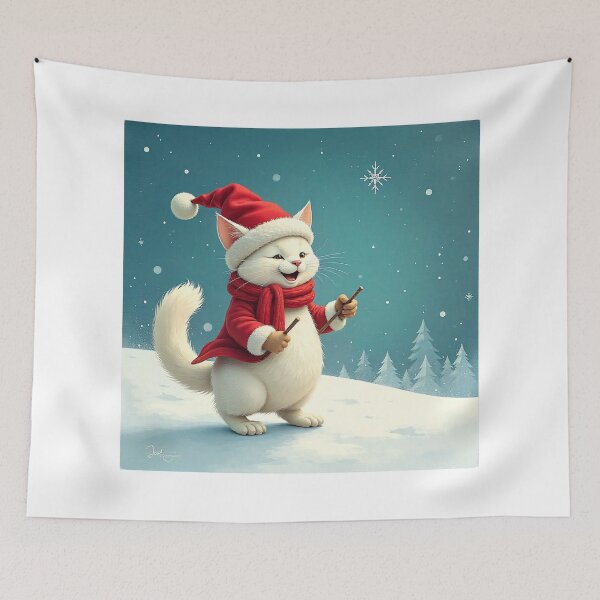 Item preview, Purrs & Snow Kisses designed and sold by PetJoyPrintsCO.